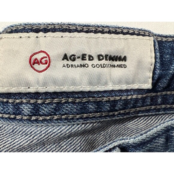 AG Adriano Goldschmied Light Wash Jeans Mens Modern Slim Straight Sz 31 USA - Picture 7 of 14